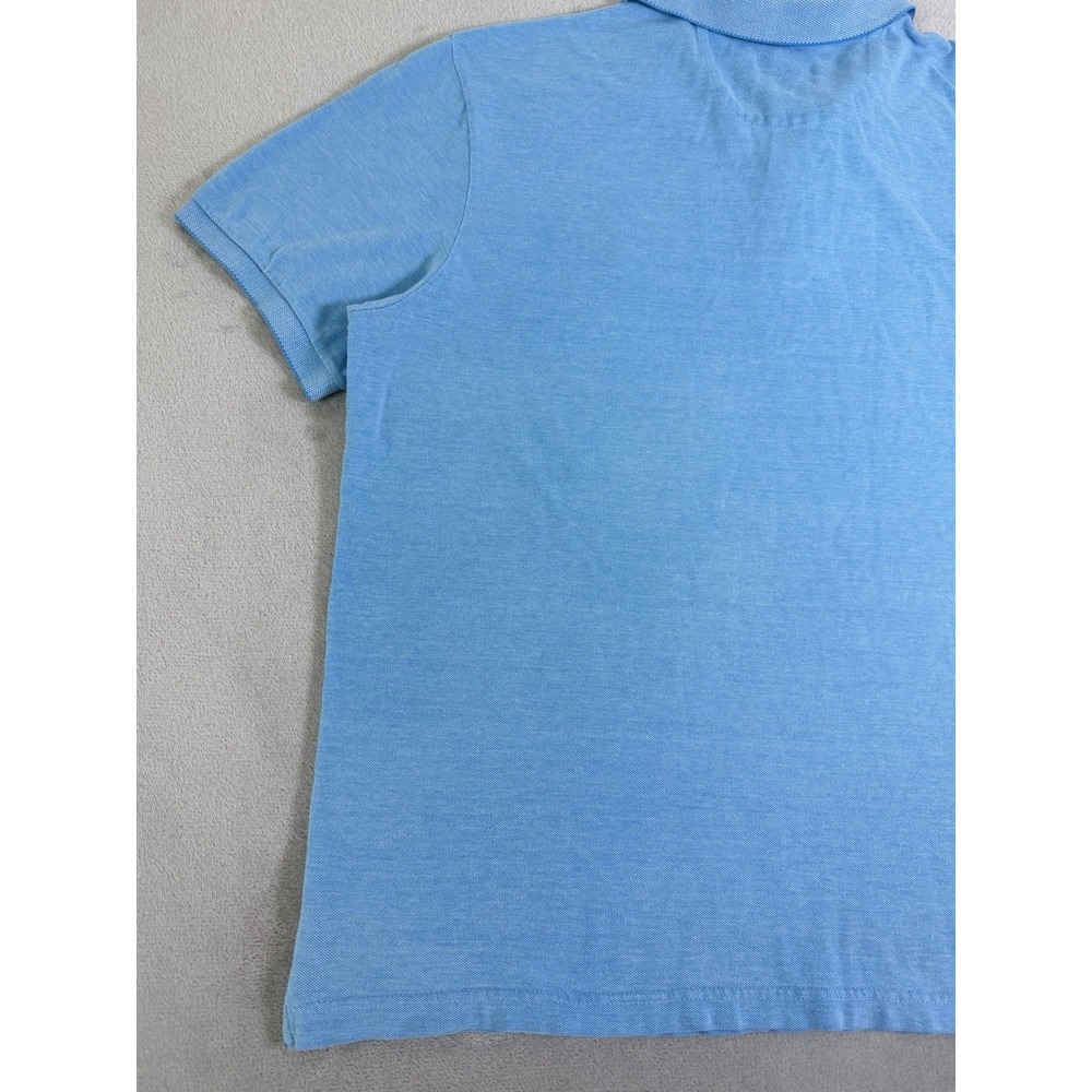 Chaps Pique Polo Shirt Mens XL Blue Short Sleeve Classic Casual Cotton - Picture 16 of 16